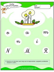 M Sesi Çalışma Sayfaları